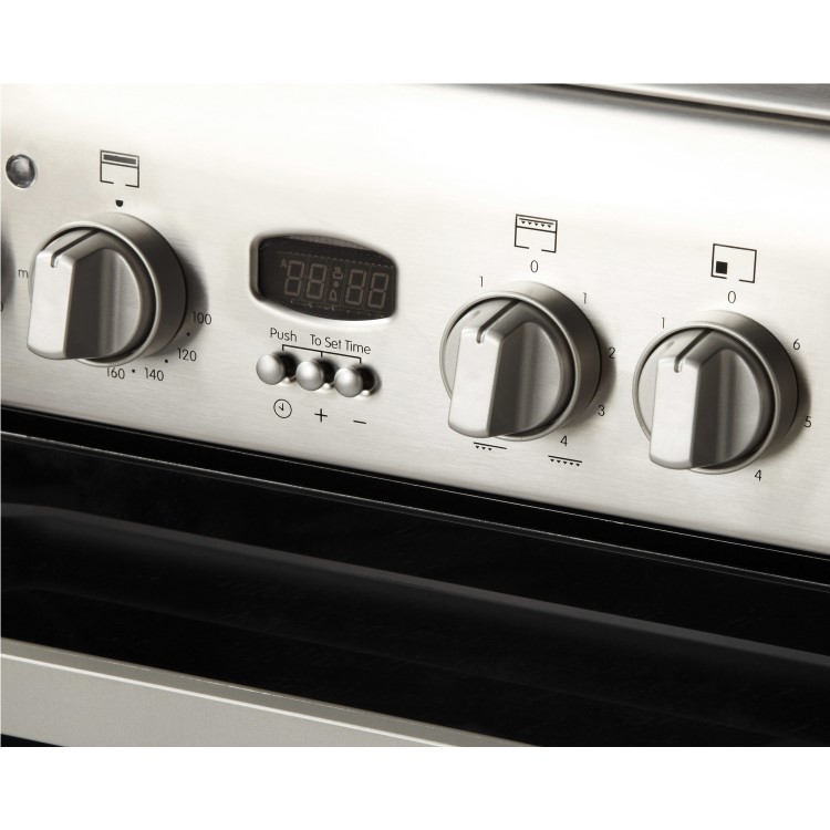 Refurbished Indesit ID60C2X 60cm Electric Cooker With Ceramic Hob