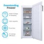 GRADE A2 - electriQ 166 Litre Freestanding Upright Freezer 144cm Tall Frost Free 55cm Wide - White