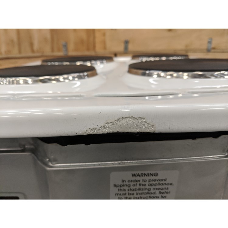 GRADE A3 - electriQ 50cm Double Cavity Electric with Sealed Plate Hob - White