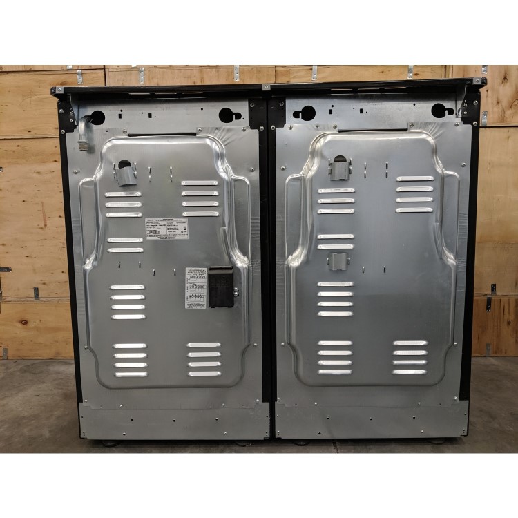 Refurbished electriQ EQRANGE100SS 100cm Dual Fuel Double Oven Range Cooker Stainless Steel