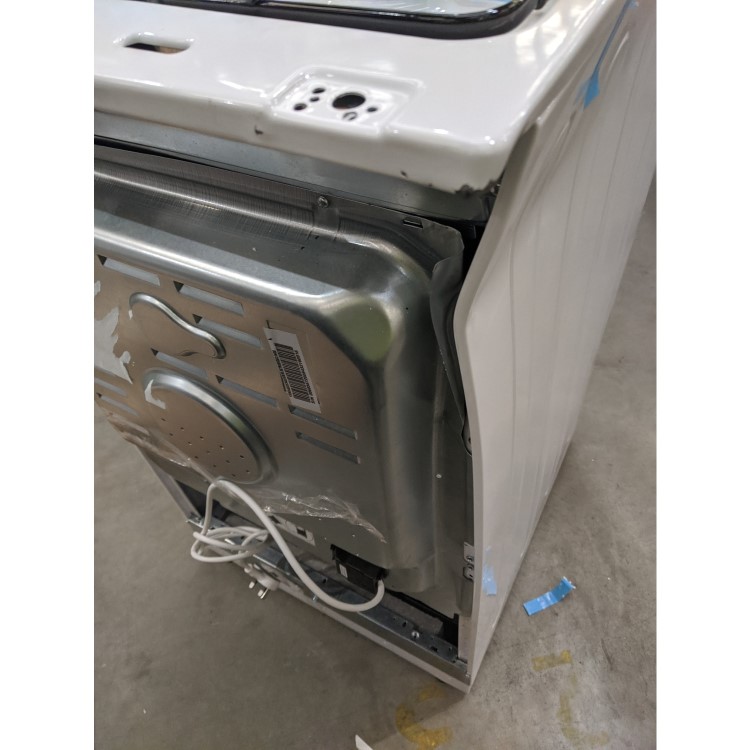 GRADE A3 - electriQ 50cm Single Oven Gas Cooker - White
