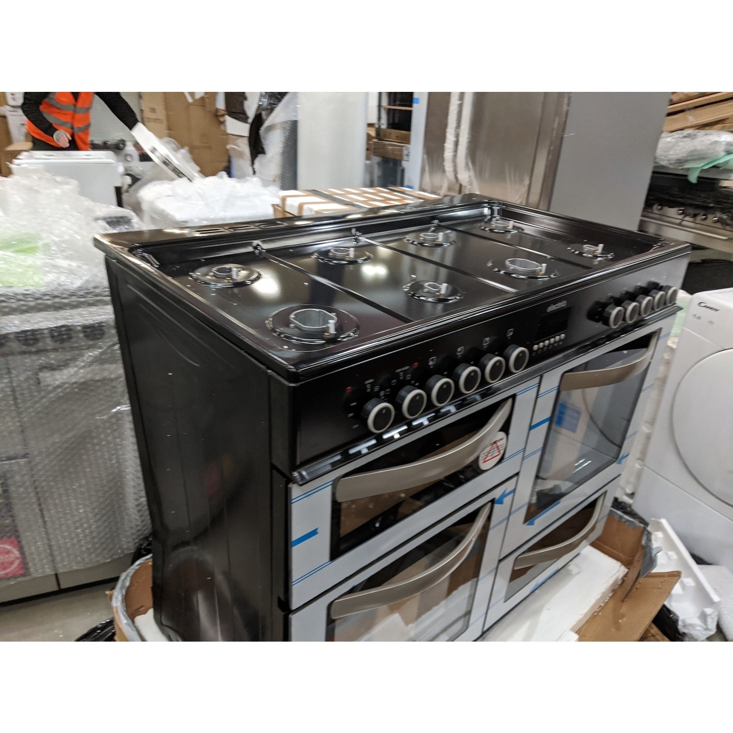 Refurbished electriQ EQRANGE100SS 100cm Dual Fuel Range Cooker electriQ