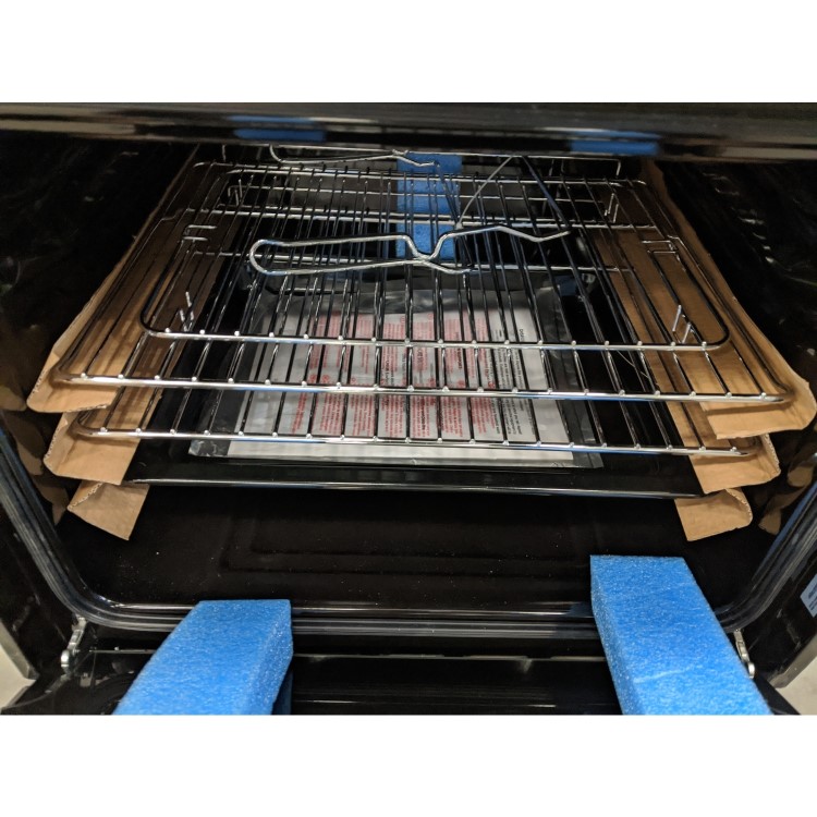 GRADE A3 - electriQ 70 litre 6 Function Built in Static Electric Single Oven - supplied with a plug