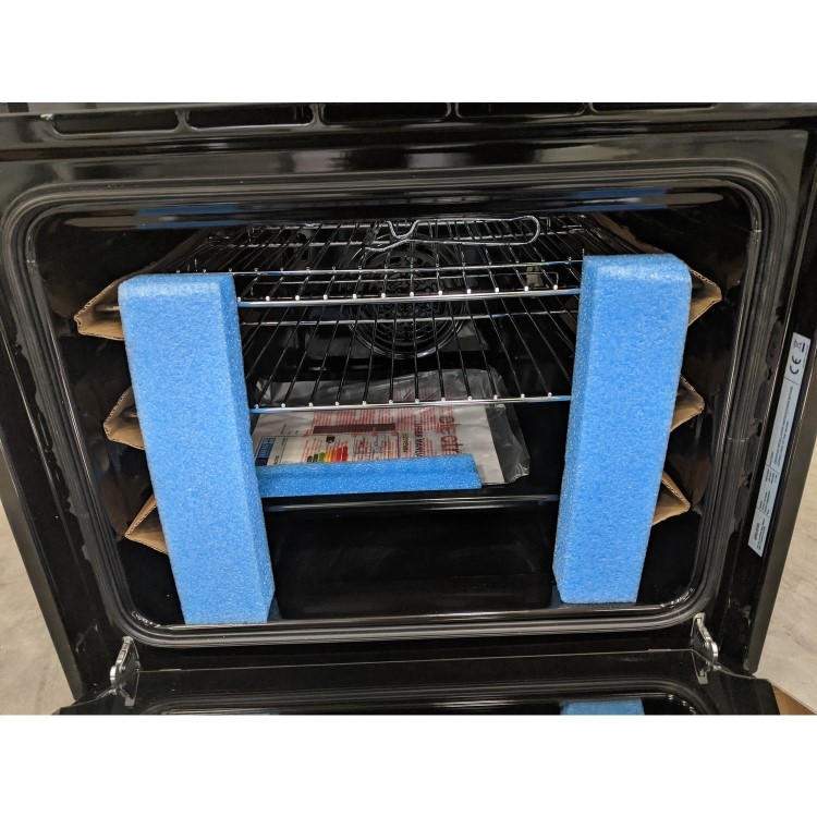 GRADE A2 - electriQ 65 Litre 9 Function Full Fan Touch Control Electric Single Oven in Black - Supplied with a plug