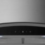 GRADE A2 - electriQ 90cm Stainless Steel Curved Glass Touch Control Chimney Cooker Hood  - 5 Year warranty