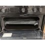 GRADE A3 - electriQ 60cm Double Oven Electric Cooker with Ceramic Hob & Programmable Timer - Black