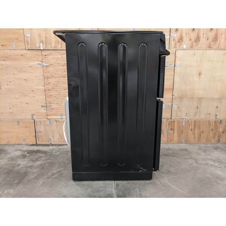 Refurbished electriQ 60cm Double Oven Dual Fuel Cooker - Stainless Steel