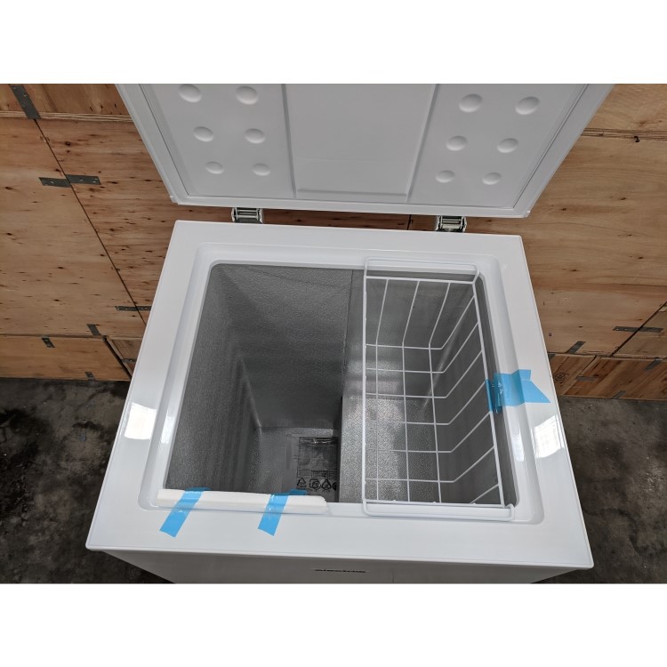 Refurbished electriQ 99 Litre Chest Freezer 52cm Deep  60cm Wide - White