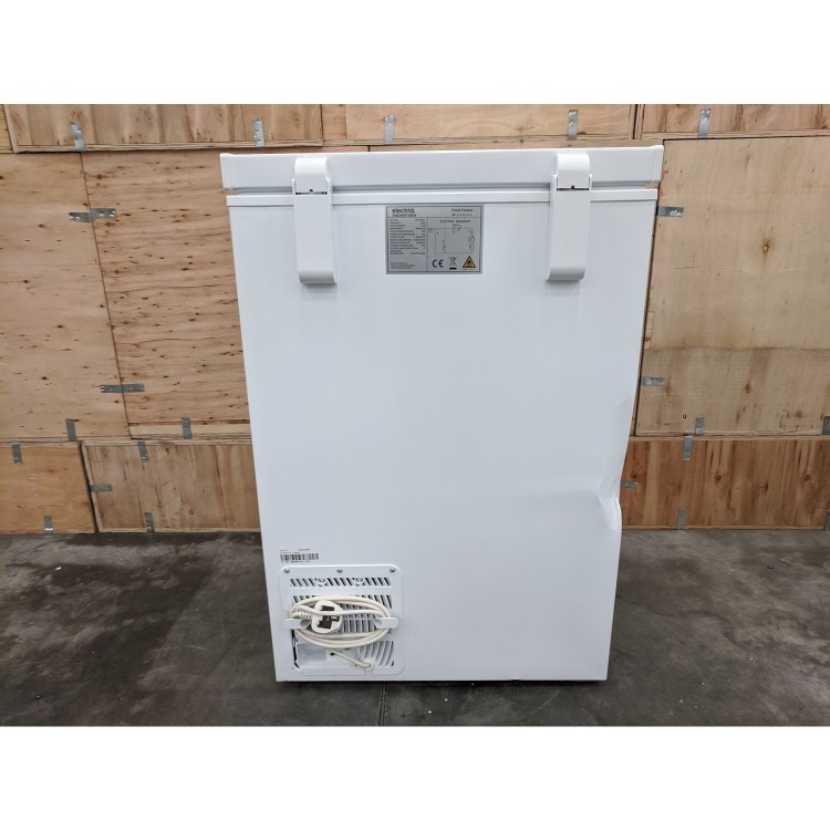 Refurbished electriQ 99 Litre Chest Freezer 52cm Deep  60cm Wide - White