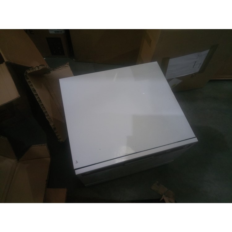 Refurbished electriQ Freestanding 6 Place Compact Table Top Dishwasher - White