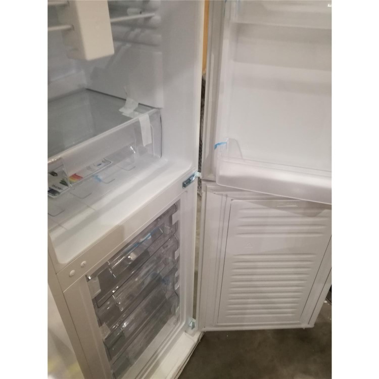 Refurbished electriQ 231 Litre Freestanding Fridge Freezer 50/50 Split Frost Free 55cm Wide - White