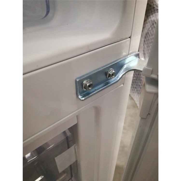 Refurbished electriQ 231 Litre Freestanding Fridge Freezer 50/50 Split Frost Free 55cm Wide - White