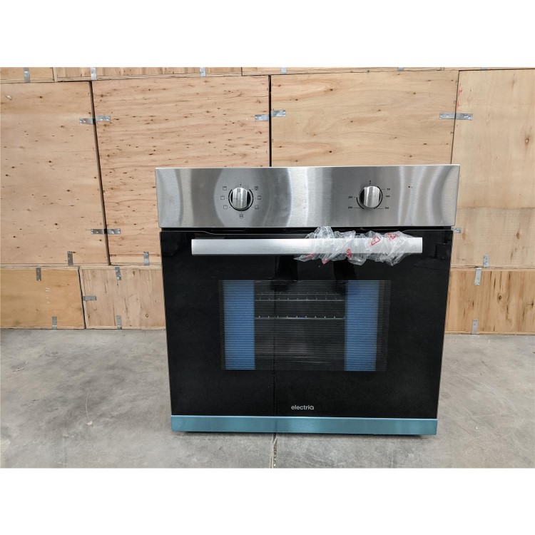 Refurbished electriQ ZOHNA7K1 60cm Single Built In Electric Oven Stainless Steel