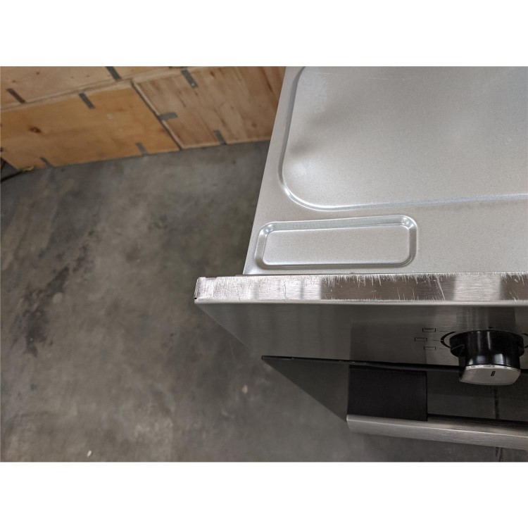 Refurbished electriQ ZOHNA7K1 60cm Single Built In Electric Oven Stainless Steel