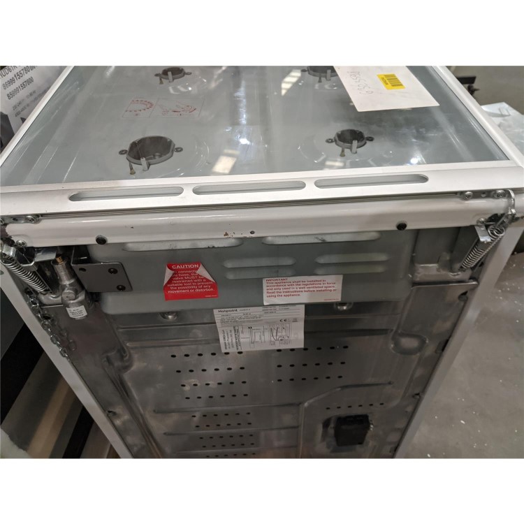 Refurbished Hotpoint HUD61P 60cm Dual Fuel Cooker