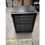 Refurbished electriQ 51 Bottle Freestanding Under Counter Wine Cooler Full Dual Zone 60cm Wide 82cm Tall - Stainless Steel