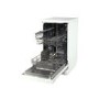 Refurbished electriQ EQDW45WH 10 Place Freestanding Slimline Dishwasher White
