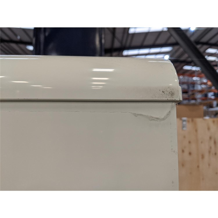 Refurbished electriQ 244 Litre Freestanding Fridge Freezer Retro 60/40 Split 55cm Wide - Cream