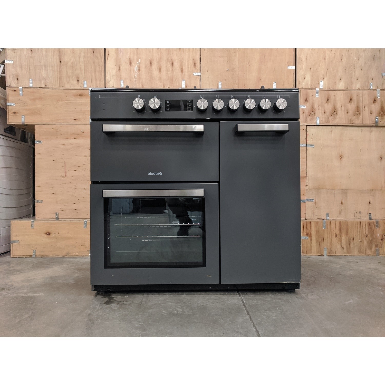 Refurbished electriQ IQRANGE90CG 90cm Dual Fuel Triple Cavity Range