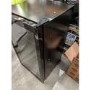 Refurbished electriQ 128 Can Capacity Drinks Fridge Black With Glass Front