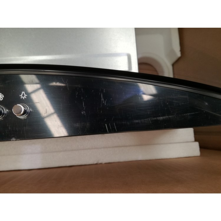 Refurbished electriQ 60cm Stainless Steel Curved Glass Chimney Cooker Hood