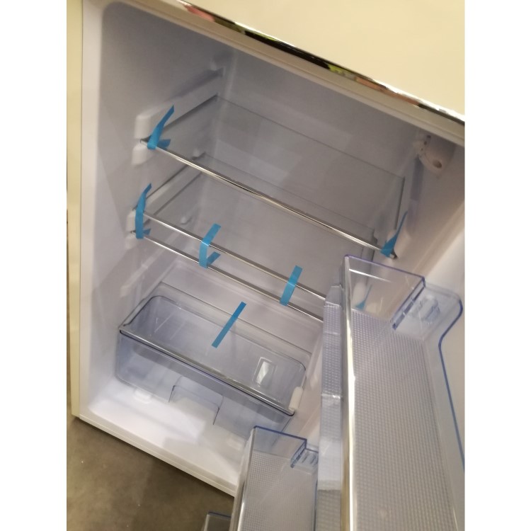 Refurbished electriQ Top Mount Retro Fridge Freezer in cream