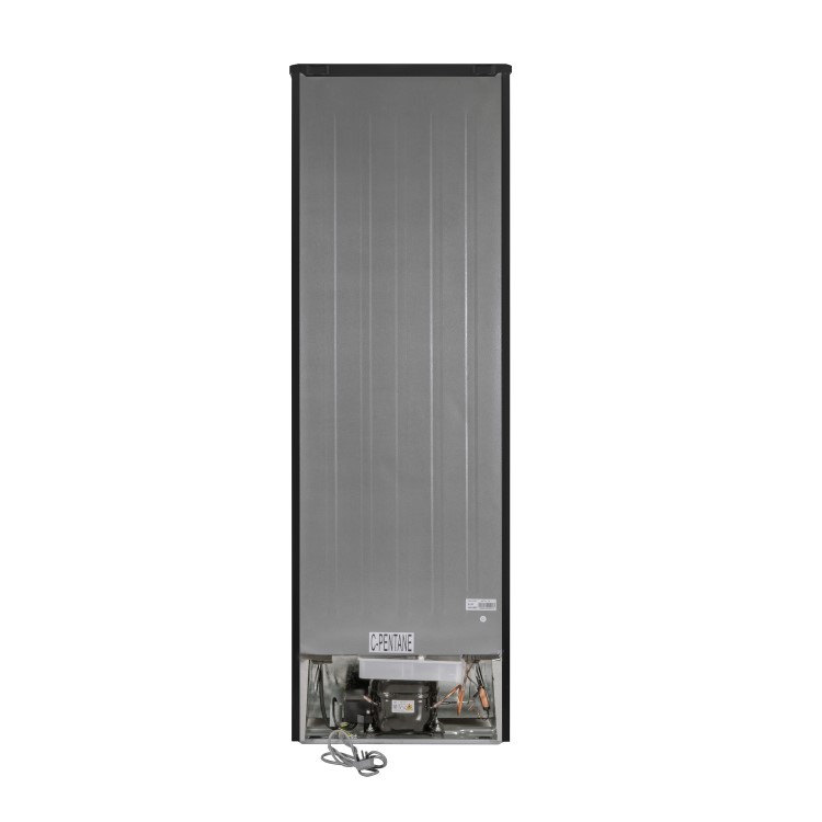 GRADE A2 - electriQ 242 Litre 50/50 Freestanding Fridge Freezer - Black