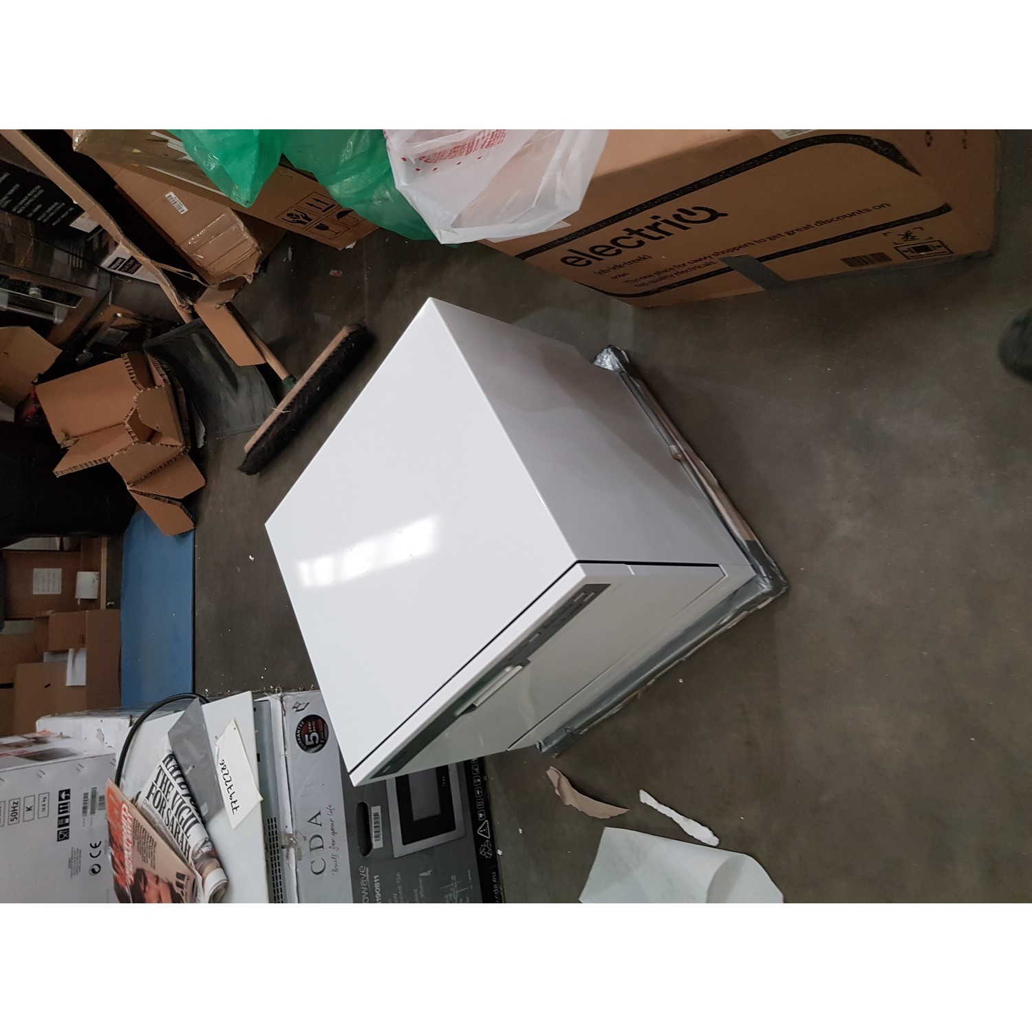 Refurbished electriQ Table Top Dishwasher White electriQ