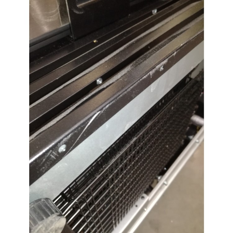 Refurbished electriQ 36 Bottle Freestanding Under Counter Wine Cooler Dual Zone 60cm Wide 82cm Tall - Stainless Steel