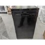 GRADE A2 - electriQ Slimline Freestanding Dishwasher - Black