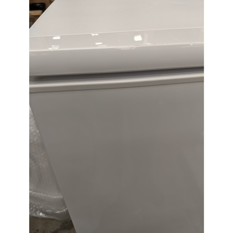 Refurbished electriQ 204 Litre Freestanding Larder Fridge 123cm Tall Antibacterial Lining 54cm Wide - White