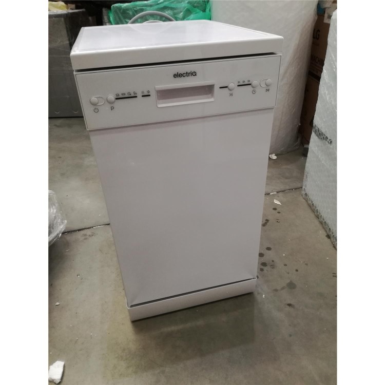 Refurbished  electriQ EQDW45WH Slimline 10 Place Freestanding Dishwasher