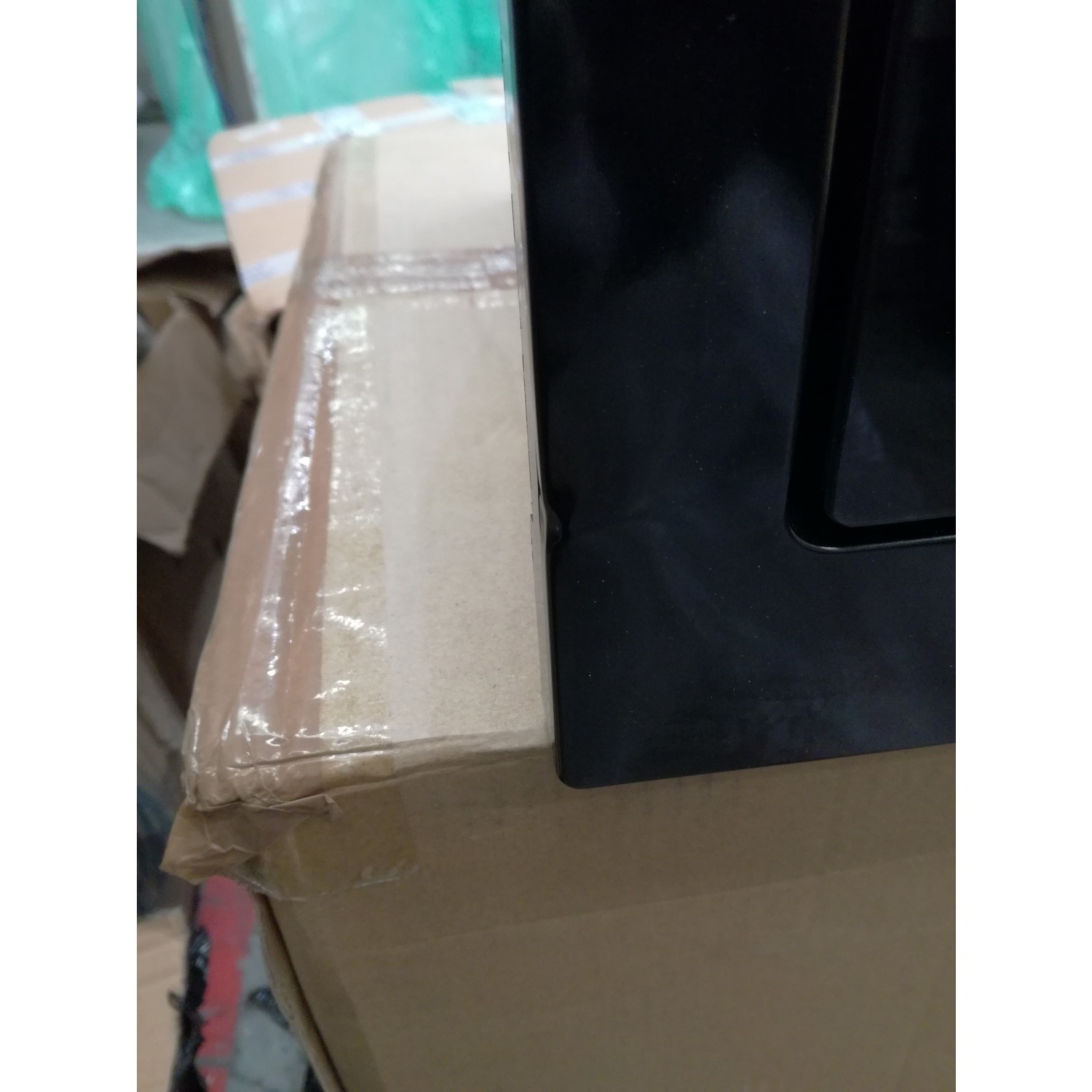 Refurbished electriQ 25L Built in Standard Solo Microwave in Black electriQ