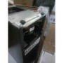 Refurbished electriQ 19 Bottle Freestanding Under Counter Wine Cooler Single Zone 30cm Wide 82cm Tall - Black