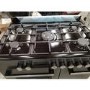 Refurbished electriQ 90cm Dual Fuel Triple Cavity Range Cooker - Charcoal Grey