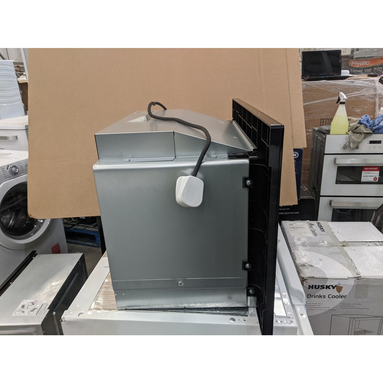 Refurbished electriQ 20L 800W Black BuiltIn Microwave with Grill electriQ