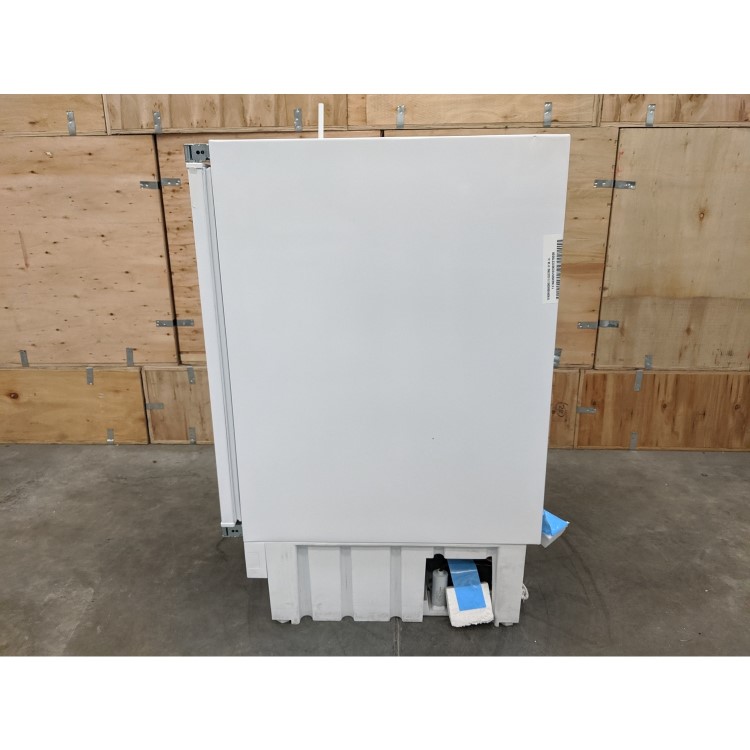 Refurbished electriQ 115 Litre Integrated Under Counter Fridge With Ice Box 60cm Wide - White