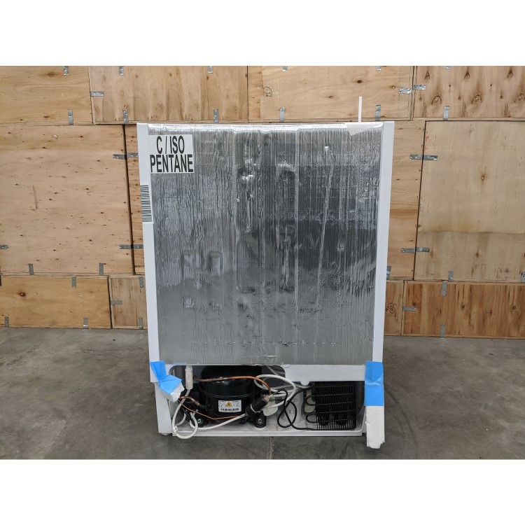Refurbished electriQ 115 Litre Integrated Under Counter Fridge With Ice Box 60cm Wide - White