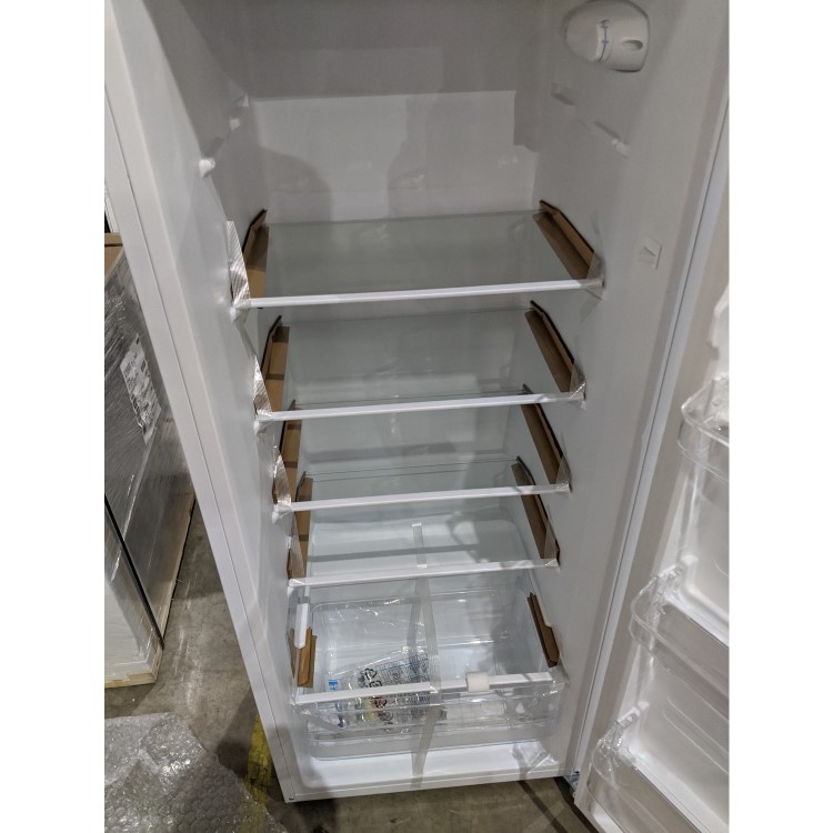 Refurbished electriQ 235 Litre Freestanding Larder Fridge 142cm Tall  55cm Wide - White