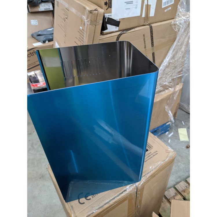 Refurbished electriQ 90cm Curved Glass Chimney Cooker Hood - Stainless Steel