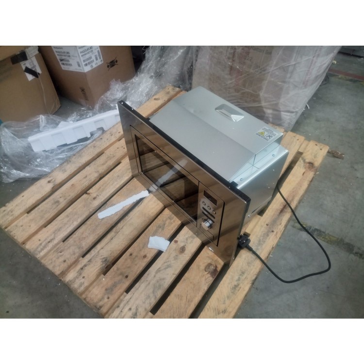 Refurbished electriQ 20L built-in digital Microwave with Grill in Stainless Steel