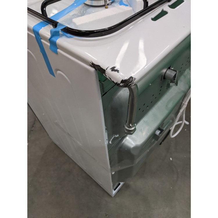Refurbished electriQ 60cm Double Oven Dual Fuel Cooker - White