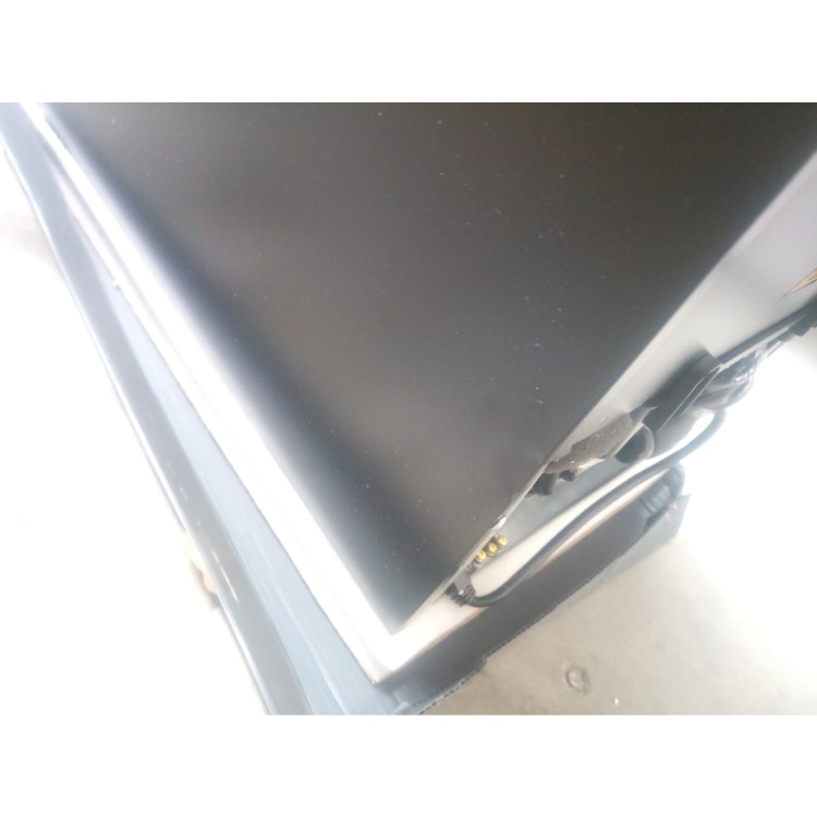 Refurbished electriQ 18 Bottle Freestanding Under Counter Wine Cooler Full Single Zone 30cm Wide 82cm Tall - Black