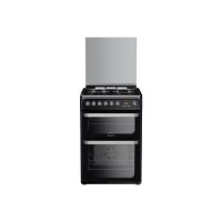 Refurbished Hotpoint HUD61KS 60cm Dual Fuel Cooker