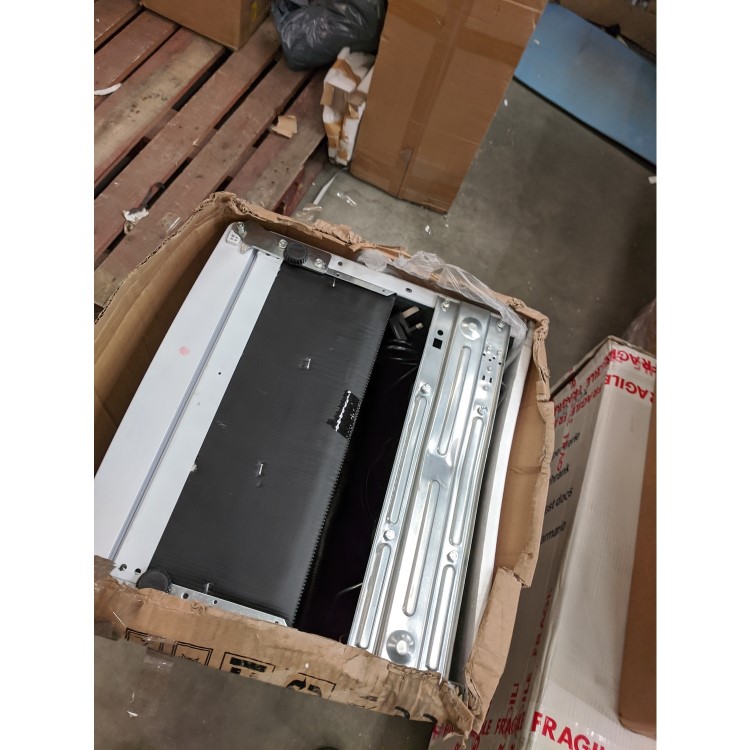 GRADE A3 - electriQ 62 Litre Freestanding Under Counter Fridge with Ice Box  84.5cm Tall 45cm Wide - White