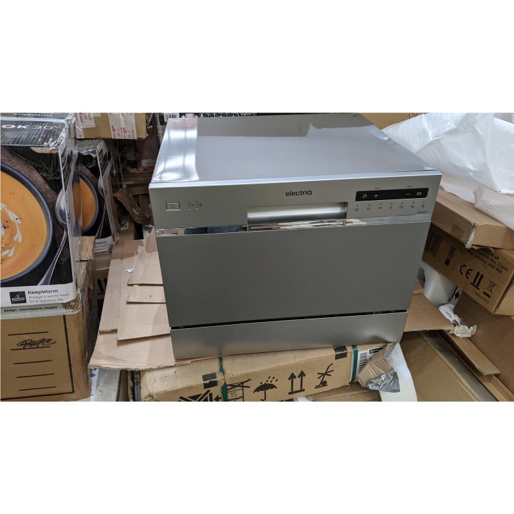 Refurbished electriQ Table Top / Integrated Dishwasher - Silver