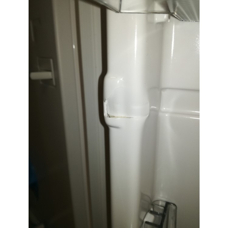 Refurbished electriQ 235 Litre Integrated Fridge Freezer 50/50 Split 177cm Tall  54cm Wide - White