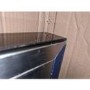 Refurbished electriQ 100cm Touch Control Wall Mounted Chimney Cooker Hood - Black Glass Front- 5 Year warranty