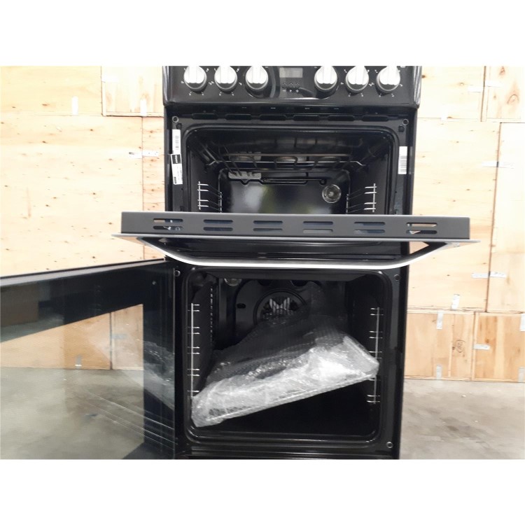 Refurbished Hotpoint HD5V93CCB 50cm Electric Cooker With Ceramic Hob