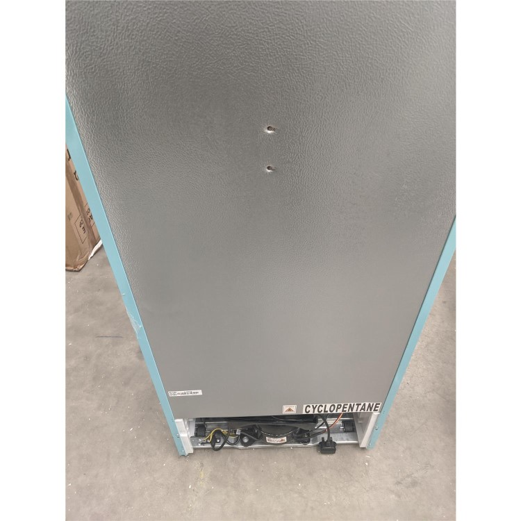 Refurbished eLectriQ eq6040retroblue Freestanding 244 Litre 60/40 Frost Free Fridge Freezer